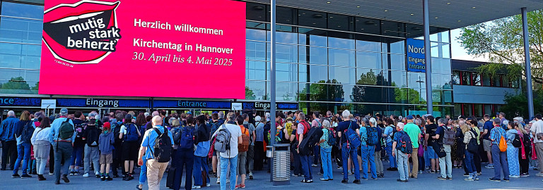 Kirchentag Hannover Eingang Messegelände