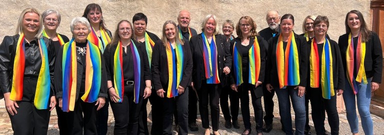 Chor "Rainbow" Gruppenbild aus dem Jahr 2025