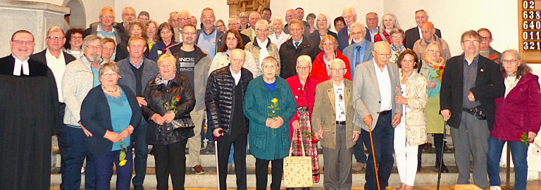 Christuskirche Bad Neustadt: Jubelpaare im Segnungsgottesdienst am 25. Mai