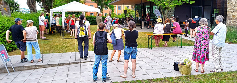 Fetê de la musique am 21.6.26 Vorplatz Christuskirche NES