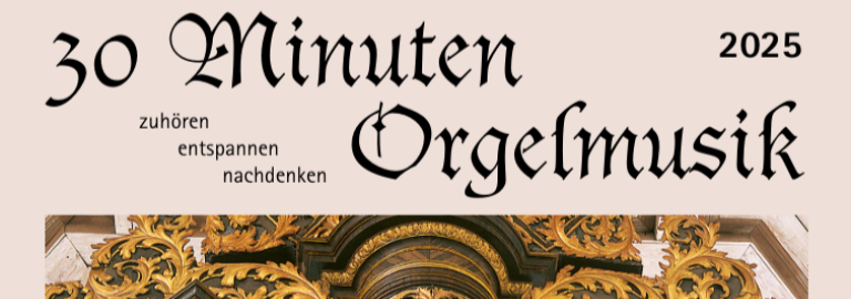 Plakat Orgelsommer Bad Neustadt Titelzeile