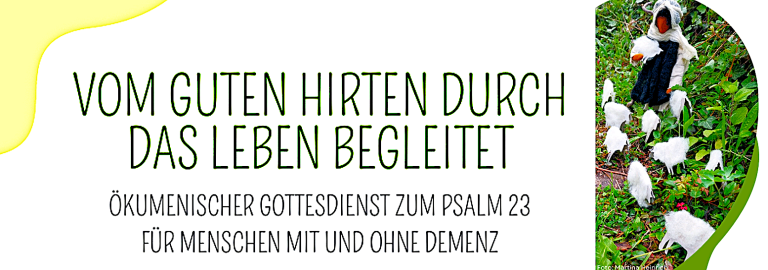 Ausschnitt aus dem Plakat der ökumenischen Gottesdienste zur Demenzwoche 2025