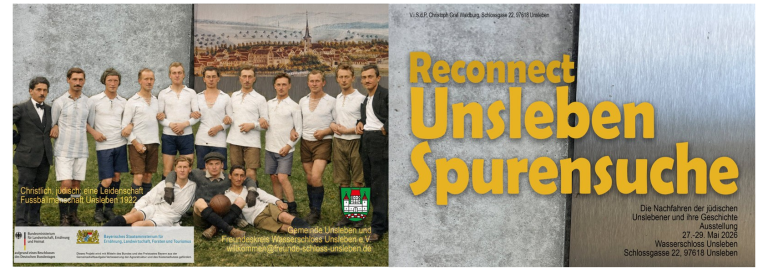 Plakat der Ausstellung Reconnect Unsleben 2026