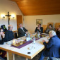 Begrüßung der Regionalbischöfin und ihres Referenten - Begrüßung durch Dekanatspräsidium und Mitgliedern des Dekanatsausschusses