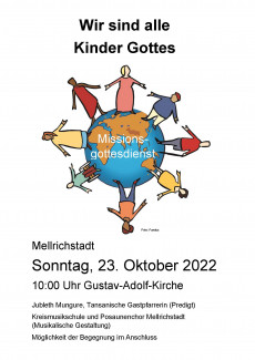 Wir sind alle Kinder Gottes - Missionsgottesdienst