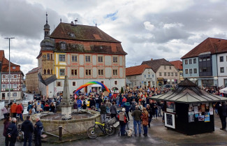 Bad Königshofen am 16. März 2024: Demo für Freiheit und Demokratie