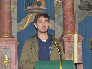 Joshua Scheuplein von den Ingenieuren ohne Grenzen