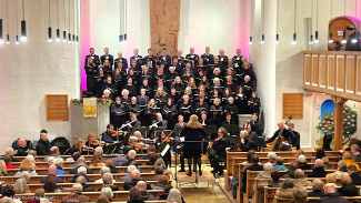 Kantorei und Orchester beim Weihnachtsoratorium am 6.12.2025 in der evang. Christuskirche in Bad Neustadt an der Saale