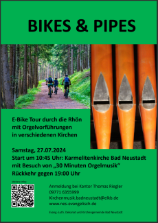 Plakat Bikes&Pipes 27.7.2024