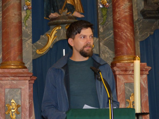 Simon Engel vom Wasserwirtschaftsamt Bad Kissingen